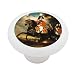 Englands King George by Copley Decorative High Gloss Ceramic Drawer Knob