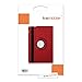 kwmobile Rotating Case Compatible with Asus ZenPad 10 (Z300) - Case PU Leather Tablet Cover with Stand - Red