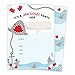 Shark Style 2 Happy Birthday Invitations Invite Cards (25 Count) With Envelopes & Seal Stickers Vinyl Boys Girls Kids Party