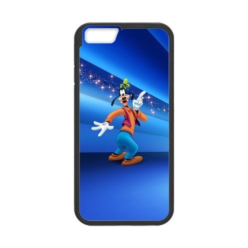 LeonardCustom Protective Hard Rubber Coated Phone Cover Case for iPhone 6 Plus &amp; iPhone 6S Plus, Cartoon Goofy -LCI6PU851