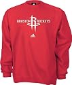 Houston Rockets Primary Logo Fleece Crewneck Sweatshirt