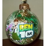 Ben 10 Kids Gift Glass Christmas Ornament