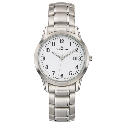 DUGENA CLASSIC Herrenuhr Quarzuhr mit Metallband  4460317