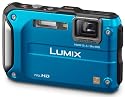 Panasonic Lumix Tough DMC-FT3EG-A Digitalkamera (12 Megapixel, 4,6-fach opt. Zoom, 6,7 cm (2,7 Zoll) Display, GPS, Full HD, bildstabilisiert, 12 m wasserdicht, 2 m stoßgeschützt) blau