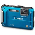 Panasonic Lumix Tough DMC-FT3EG-A Digitalkamera (12 Megapixel, 4,6-fach opt. Zoom, 6,7 cm (2,7 Zoll) Display, GPS, Full HD, bildstabilisiert, 12 m wasserdicht, 2 m sto�gesch�tzt) blau