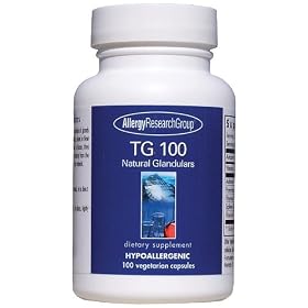 Allergy Research (Nutricology) - Tg 100 Organic Glandulars, 100 capsules by Nutricology/ Allergy Research Group