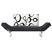 Las Vegas Sofa - Black Microsuede