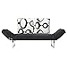 Las Vegas Sofa - Black Microsuede