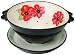 Welcome Home Brands Field Poppy Berry Bowl with Plate