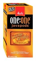 Melitta One:One, Universal Fit,  Java Pods, Cr&egrave;me Brulee, Flavored Premium Dark Roast Coffee, 18 Count Box (Pack of 4)