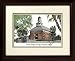 Illinois Wesleyan University Alumnus Alumnus 14x18 Mahogany Framed Collegiate Lithogr...