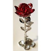 Crystal Rose Standing Red
