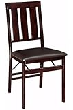 Mission style Foldable Chair, CHAIR HEIGHT, BROWN