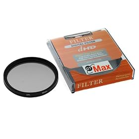 GTMax Camera Circular Polarizer CPL Protection Glass Filter - 58mm