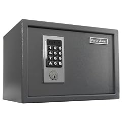 First Alert 2073F Anti-Theft Safe with Digital Lock, 0.62-Cubic Foot, Gray