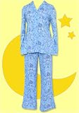 Carole Hochman Sleeping Beauty Blue Pajama
