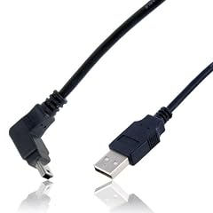 USB Kabel 90� abgewinkelt f�r Medion, Falk, TomTom, Becker, Navigon, Tomtom Navigationsger�te - USB A auf mini-USB Stecker 90 Grad - 180cm - Datenkabel f�r Synchronisation am PC & Mac mit Ladefunktion