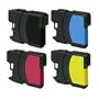 4 Pack (1 Black + 1 each color) Non-OEM Ink Cartridge for LC61 Brother (15.5mL Each Cartridge) DCP 165C MFC 250C 255CW 290C 295CN 385CW 490CW 585CW 790CW 5490CW 5890CW 6490CW
