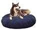Canine Cushion Orthopedic Memory Round Dog Bed Blue Puppy Print 36 in.