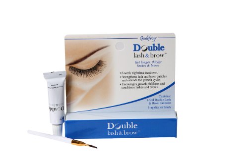 tint for hair:Godefroy Double Lash and Brow Treatment, for longer & thicker eyelash and eyebrows (5ml + applicator)