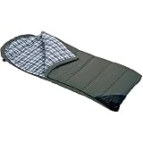 Wenzel Tundra Oversize Hollow Core -10-Degree Sleeping Bag with Hood (Sand, Slate/Tan & Black Liner)