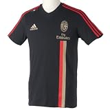 (アディダス)adidas ACミラン TIRO11Tシャツ RC684 V11701 ブラック/ブラック/ACMレッド98 L