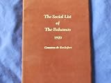 The Social List of The Bahamas 1970 (And Social Precedence by Countess de Rochefort)