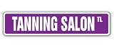 TANNING SALON -Street Sign- bed spray tan lotion lamps