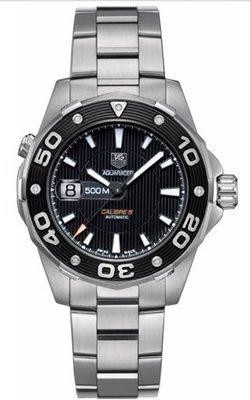 TAG Heuer Men's WAJ2110.BA0870 Aquaracer Automatic 500M Calibre 5 Watch