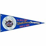 MLB New York Mets Pennant Clock