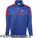 Columbia Kansas Jayhawks Post Up Half Zip Fleece Medium