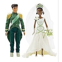 Disney The Princess and the Frog Exclusive Figure 2-Pack Princess Tiana and Prince Naveen Wedding Doll Play Set