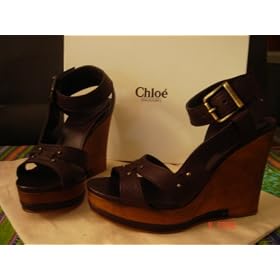 CHLOE PLATFORM WEDGE SHOES
