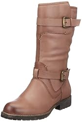 Tamaris 1-1-25474-29, Damen Bikerboots, Braun (MUSCAT 311), EU 38