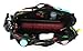 Periea Handbag Organiser 12 Compartments+FREE Key Clip - Black Flower- Ria