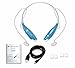 Wireless Bluetooth Headset - with Microphone and Voice Guidance (Blue)