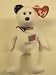 TY Beanie Baby - AMERICA the Bear (White Version - Internet Exclusive)