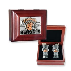 NFL Bengals Flared Team Shooters Collector Box