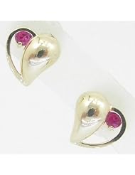 Kids 14K solid gold earrings fancy stud hoop huggie ball fashion dangle swa...
