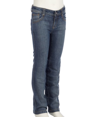 Lemmi Straight slim (Red Size ) 2200289720 M&auml;dchen Hose, Gr. 128, Blau (jeans 262) Preisvergleich