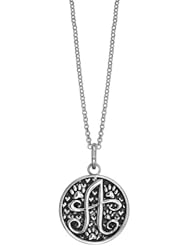 U - 18" Large Solid 10K,14K,18K Gold with Black Finish Szira Collection Paw and Hearts Monogram Initial U Charm, Pendant, Key Ring, for Dog, Cat or Person