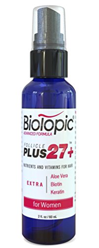 Biotopic for Women, Natural Hair Growth Treatment for Thinning Hair with Aloe Vera, Argan Oil and Biotin (2oz Bottle) Biotopic for Women, Natural Hair Growth Treatment for Thinning Hair with Aloe Vera, Argan Oil and Biotin (2oz Bottle)