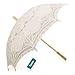 TOPTIE Parasol en dentelle Vintage, parapluie de mariée de mariage, Parasol photo, décoration de fête de Noël