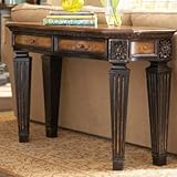 Sofa Table by Hooker Furniture - Black Finish with Rub-Through (779-80-151) ....