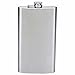 Maxam 12oz Stainless Steel Hip Flask W/ Hinged Cap - 2 Pack
