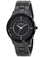 Skagen Womens SKW2067 "Perspektiv" Analog Quartz Black Dress Watch