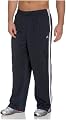 adidas Men's 3-Stripes Pant, Dark Navy, White, Large