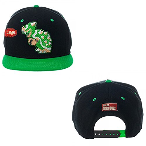 Nintendo Bowser Black Snapback Hat