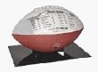 BallQube "The Stand" Football Display - Made in U.S.A.