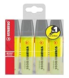 Produkt-Bild: STABILO BOSS ORIGINAL 4er Etui gelb - Textmarker